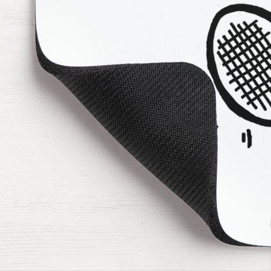 Smilemoreteesa Funny Giraffe Playing Badminton Car Mousepad (Ecke)