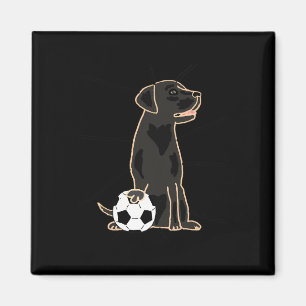 Smilenowtees Lustiger Labrador Retriever spielt Fu Magnet