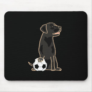 Smilenowtees Lustiger Labrador Retriever spielt Fu Mousepad