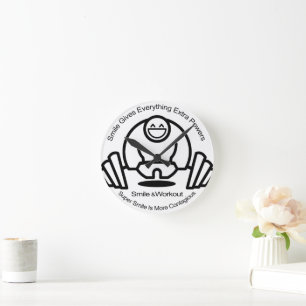 Smilepower Round Clock Runde Wanduhr