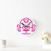 Smilepower Runde Wanduhr (Zuhause)