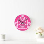 Smilepower Runde Wanduhr (Zuhause)