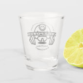Smilepower Schnapsglas (Rückseite)