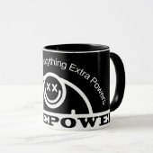 Smilepower Tasse (VorderseiteRechts)