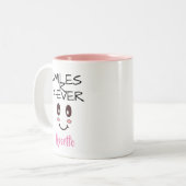 SMILES R 4-EVER (PERSONALISIERTE) TASSE (Vorderseite Links)