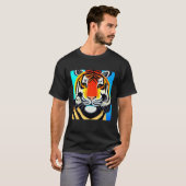Smileteesanim  Cool Tiger Cubism Art T-Shirt (Vorne ganz)