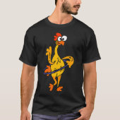 SmileteesFunny Funny Rubber Chicken Hula Hoop T-Shirt (Vorderseite)