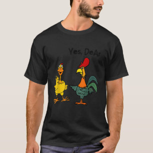 Smileteeslustig Funny Hen Pecked Rooster Chickens T-Shirt