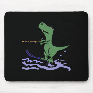 Smileteessports Lustiger T-Rex Dinosaurier Wassers Mousepad