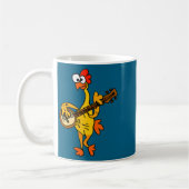 Smileteestank Funny Rubber Chicken Playing Banjo C Kaffeetasse (Links)