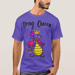 Smiletmoreteesa Funny Blue Dragon Drag Queen Pub T-Shirt