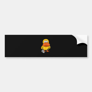 Smiletodays Funny Duck Playing Golf Autoaufkleber