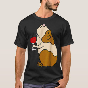 Smiletodaytees Lustiges Meerschweinchen trinkt Wei T-Shirt