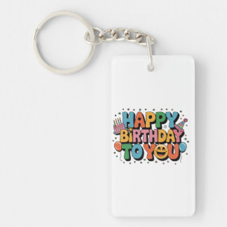 Smiley Alles Gute zum Geburtstag Schlüsselanhänger