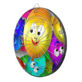 Smiley Balloons Dartscheibe (Vorderseite rechts)