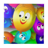 Smiley Balloons Fliese (Vorderseite)