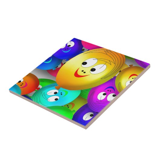 Smiley Balloons Fliese (Seite)
