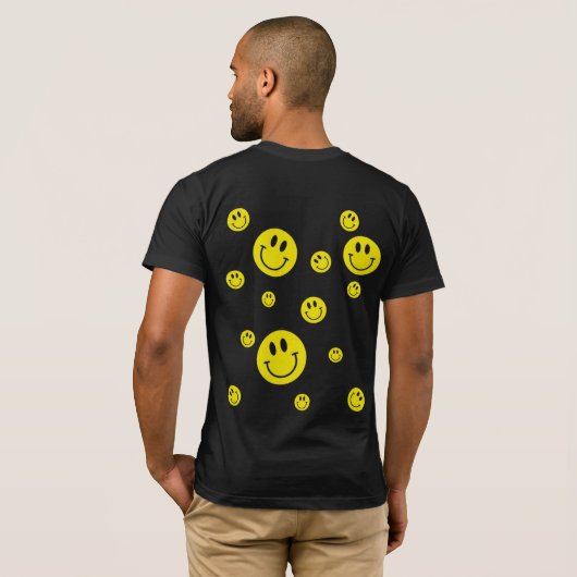 Smiley Bär Original T-Shirt (Schwarz voll)