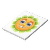 SMILEY BLUME NOTIZBLOCK (Rotiert)