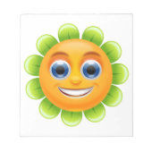 SMILEY BLUME NOTIZBLOCK (Vorderseite)