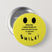 Smiley-Button Button (Vorne & Hinten)