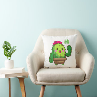 Smiley Cactus Pillow – Hello Plant Design Kissen