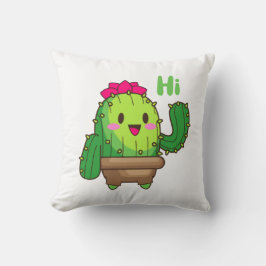Smiley Cactus Pillow – Hello Plant Design Kissen