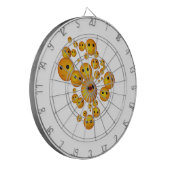 Smiley Dartscheibe (Vorderseite Links)