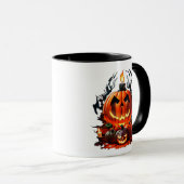 Smiley, der Jack von Lantern Tasse (VorderseiteRechts)