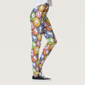 Smiley Emoji-Muster Leggings (Rechts)