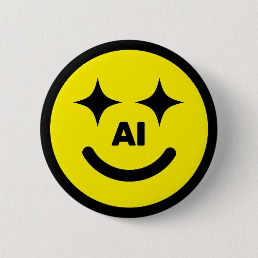 Smiley Face AI™ Button (Vorderseite)