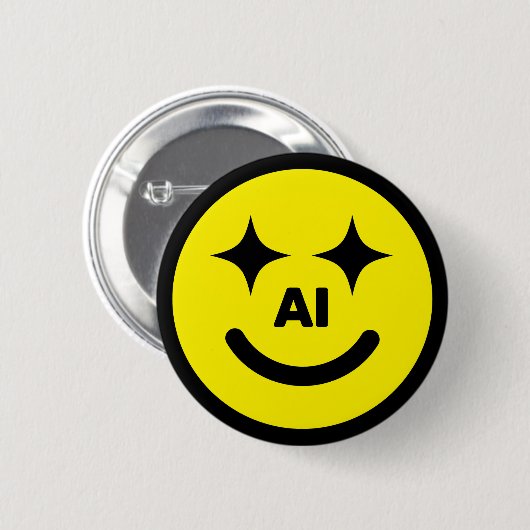 Smiley Face AI™ Button (Vorne & Hinten)