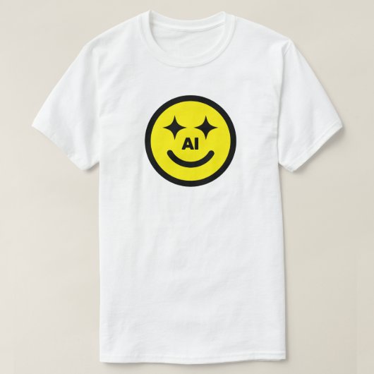 Smiley Face AI™ T-Shirt (Design vorne)