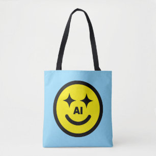 Smiley Face AI™ Tragetasche Tasche