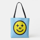 Smiley Face AI™ Tragetasche Tasche (Rückseite)