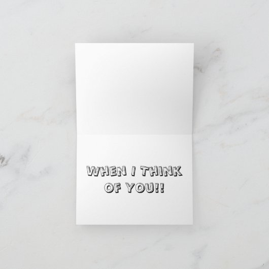 Smiley Face Karte (Innenseite)