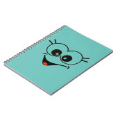 Smiley Face Spiral Photo Notebook Notizblock (Linke Seite)