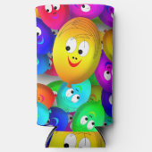 Smiley Faces Balloons Pattern-64171 Selters Dosenkühler (Vorderseite)