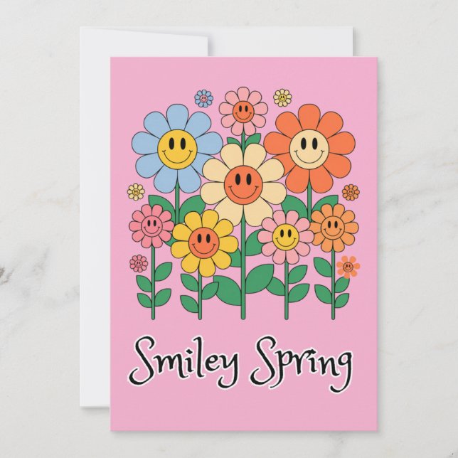 Smiley Frühling (Vorderseite)