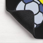 Smiley-Fußball-T-Shirts und Geschenke Mousepad (Ecke)