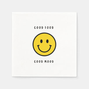 Smiley-Gesicht, Emoji-Gesicht Serviette