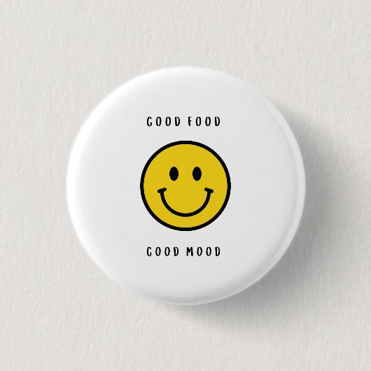 Smiley-Gesicht Geschenk, Emoji-Gesicht Button (Vorderseite)
