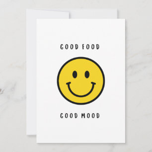 Smiley-Gesicht Geschenk, Emoji-Gesicht Einladung