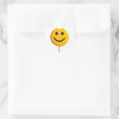 Smiley-Gesicht Herz-Aufkleber (Tasche)