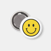 Smiley-Gesicht-Magnet. Lustiger Emoji Magnet (Vorderseite/Rückseite)
