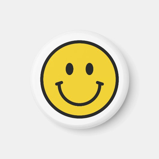 Smiley-Gesicht-Magnet. Lustiger Emoji Magnet (Vorne)