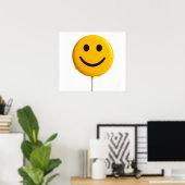 Smiley-Gesicht Poster (Heimbüro)