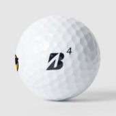 Smiley-Gesicht-Spaß-Name/ Initiale Golfball (Logo)