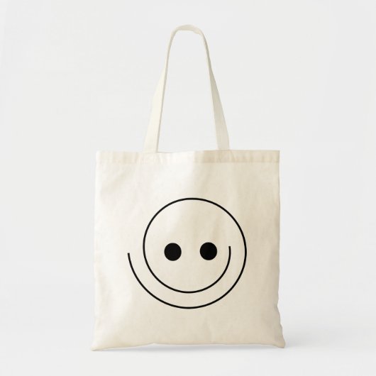 Smiley, glücklich, lächelnd tragetasche (Vorne)