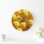 smiley große wanduhr (Zuhause)